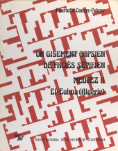 E-book, Un gisement capsien de faciès sétifien : Medjez II (El Eulma - Algérie), CNRS Éditions (réédition numérique FeniXX)