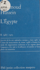 eBook, L'Égypte (2) : 1967-1973, La Découverte (réédition numérique FeniXX)