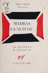 E-book, Madras, la nuit où..., Gallimard (réédition numérique FeniXX)