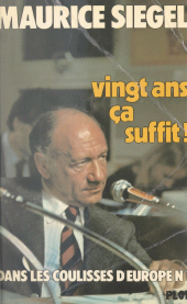 E-book, Vingt ans, ça suffit Ì£!, Plon (réédition numérique FeniXX)