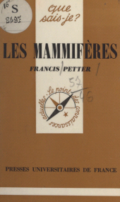 eBook, Les mammifères, Presses universitaires de France (réédition numérique FeniXX)