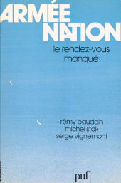 eBook, Armée, nation : Le rendez-vous manqué, Presses universitaires de France (réédition numérique FeniXX)