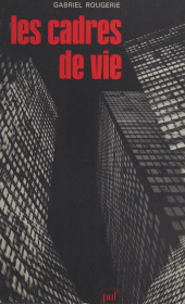 eBook, Les cadres de vie, Presses universitaires de France (réédition numérique FeniXX)