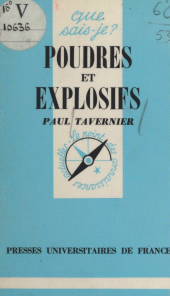 eBook, Poudres et explosifs, Presses universitaires de France (réédition numérique FeniXX)