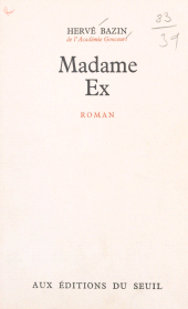 eBook, Madame Ex, Seuil (réédition numérique FeniXX)