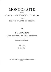 E-book, Poliochni 2 : città preistorica nell'isola di Lemnos, "L'Erma" di Bretschneider