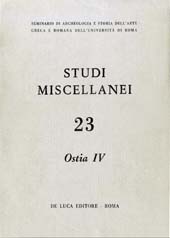 Fascículo, Studi miscellanei : 23, 1972/1973, 1975/1976, "L'Erma" di Bretschneider