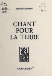 E-book, Chant pour la terre, Caractères (réédition numérique FeniXX)