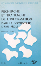 E-book, Recherche et traitement de l'information dans la découverte d'une règle de classification, CNRS Éditions (réédition numérique FeniXX)