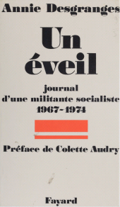 eBook, Un Éveil : Journal d'une militante socialiste (1967-1974), Fayard (réédition numérique FeniXX)