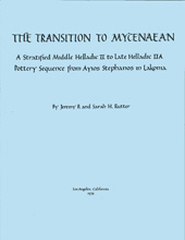 eBook, The Transition to Mycenaean : A stratified Middle Helladic II to Late Helladic IIA pottery sequence from Ayios Stephanos in Lakonia, ISD