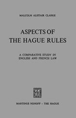 E-book, Aspects of The Hague Rules, Wolters Kluwer