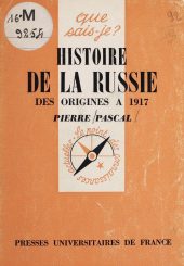 E-book, Histoire de la Russie : Des origines à 1917, Presses universitaires de France (réédition numérique FeniXX)