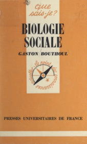eBook, Biologie sociale, Presses universitaires de France (réédition numérique FeniXX)
