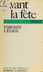 E-book, Avant la fête, Robert Laffont (réédition numérique FeniXX)