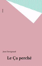 E-book, Le Ça perché, Stock (réédition numérique FeniXX)