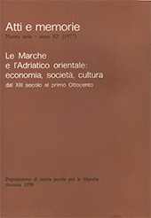 Fascículo, Atti e memorie della Deputazione di Storia Patria per le Marche : nuova serie, 82, 1977, Il lavoro editoriale