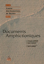 eBook, Corpus des inscriptions de Delphes : IV : documents amphictioniques, École française d'Athènes