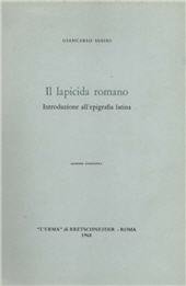 E-book, Il lapicida romano : introduzione all'epigrafia latina, Susini, Giancarlo, "L'Erma" di Bretschneider