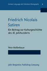 E-book, Friedrich Nicolais Satiren, Mollenhauer, Peter, John Benjamins Publishing Company