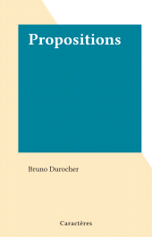 E-book, Propositions, Caractères (réédition numérique FeniXX)
