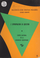 E-book, L'expropriation en question, CNRS Éditions (réédition numérique FeniXX)