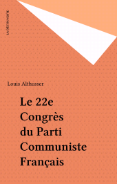 eBook, Le 22e Congrès du Parti Communiste Français, La Découverte (réédition numérique FeniXX)