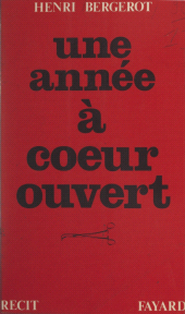 E-book, Une année à coeur ouvert, Fayard (réédition numérique FeniXX)