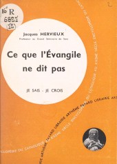 E-book, Ce que l'Évangile ne dit pas, Fayard (réédition numérique FeniXX)