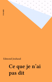 E-book, Ce que je n'ai pas dit, Fayard (réédition numérique FeniXX)