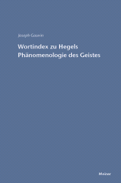 E-book, Wortindex zur Phänomenologie des Geistes, Felix Meiner Verlag