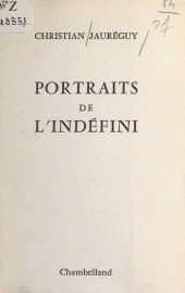 E-book, Portraits de l'indéfini, FeniXX