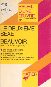 E-book, Le deuxième sexe, Simone de Beauvoir : Analyse critique, Hatier (réédition numérique FeniXX)