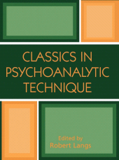 E-book, Classics in Psychoanalytic Technique, Jason Aronson, Inc