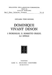 eBook, Dominique Vivant Denon : I fiordalisi, Il berretto frigio, La sfinge, L.S. Olschki