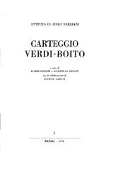 E-book, Carteggio Verdi-Boito, Istituto nazionale di studi verdiani