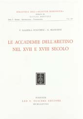 E-book, Le accademie dell'Aretino nel XVII e XVIII secolo, L.S. Olschki