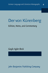 eBook, Der von Kurenberg, Agler-Beck, Gayle, John Benjamins Publishing Company