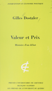 eBook, Valeur et prix : Histoire d'un débat, La Découverte (réédition numérique FeniXX)