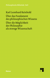E-book, Über das Fundament des philosophischen Wissens. Über die Möglichkeit der Philosophie als strenge Wissenschaft, Felix Meiner Verlag