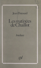 E-book, Les matinées de Chaillot, FeniXX