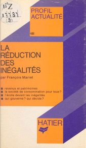 E-book, La réduction des inégalités, Hatier (réédition numérique FeniXX)