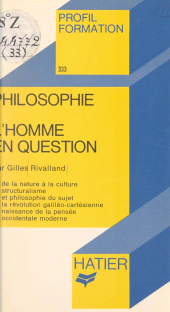 E-book, L'homme en question, Hatier (réédition numérique FeniXX)