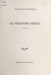 eBook, Le pressoir perdu, Mercure de France (réédition numérique FeniXX)