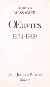 eBook, oeuvres : 1954-1969, Pauvert (réédition numérique FeniXX)