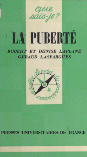 E-book, La puberté, Presses universitaires de France (réédition numérique FeniXX)