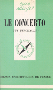 E-book, Le concerto, Presses universitaires de France (réédition numérique FeniXX)