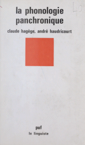 E-book, La phonologie panchronique : Comment les sons changent dans les langues, Presses universitaires de France (réédition numérique FeniXX)