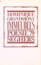 E-book, Immeubles : Suivi de Encore, Seghers (réédition numérique FeniXX)