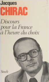 E-book, Discours pour la France à l'heure du choix, Stock (réédition numérique FeniXX)